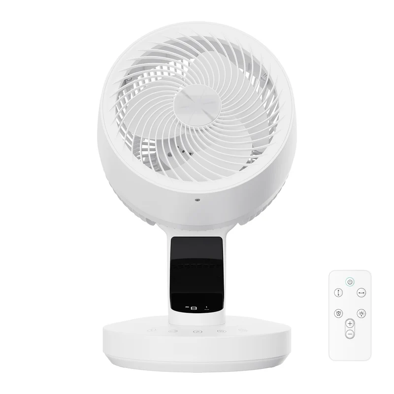 Leiser Ventilator mit LED-Display und 8 Geschwindigkeitsstufen