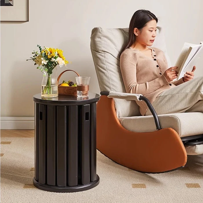 4-in-1-Hocker aus Massivholz