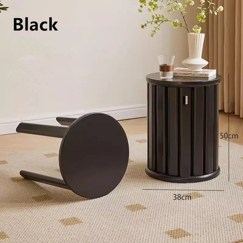 4-in-1-Hocker aus Massivholz