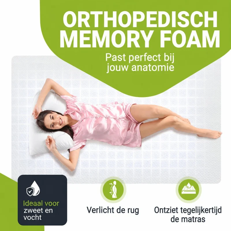 Orthopädischer Matratzentopper aus Memoryschaum