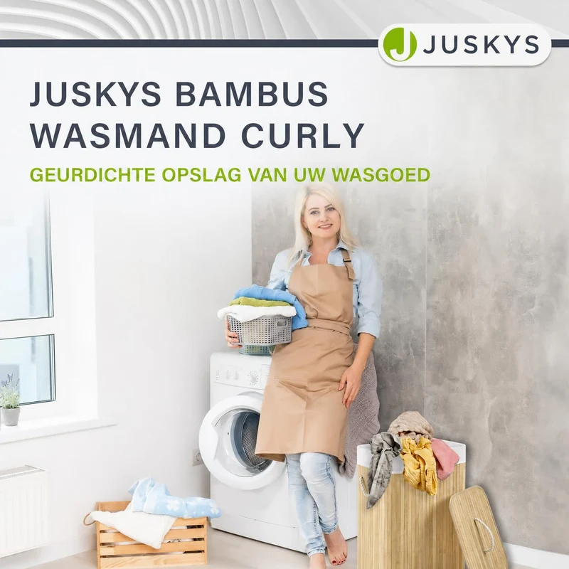 Bambus Wäschekorb Curly