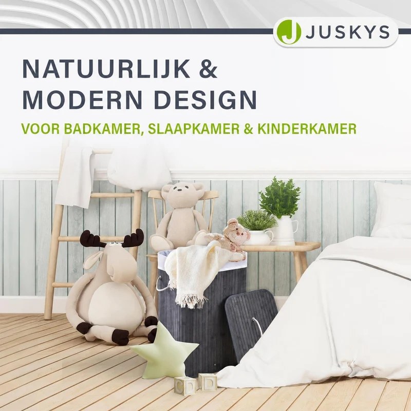 Bambus Wäschekorb Curly