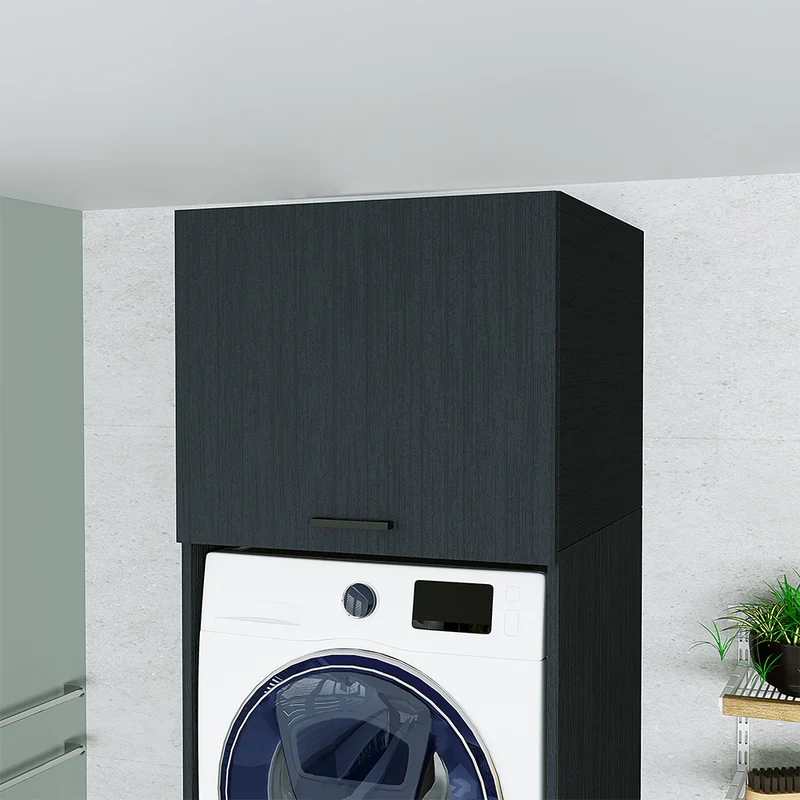 Roomart opzetkast 67 cm, met klep voor de wasmachinekast, in 2 kleuren