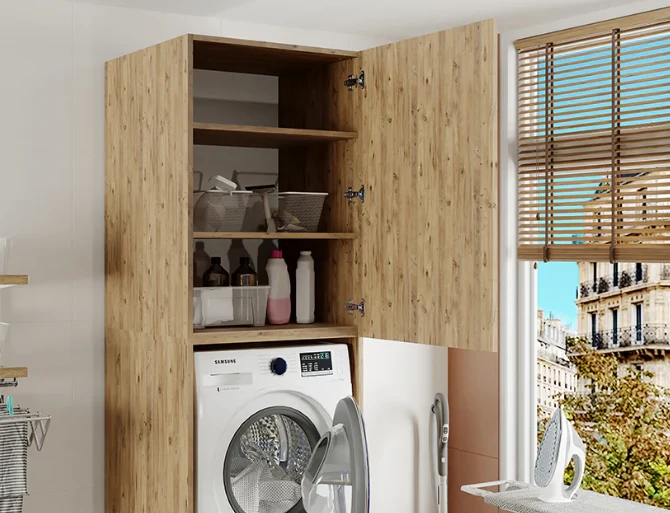 Roomart Aufsatzschrank B2, 67 cm, mit Tür und Einlegeböden, in 3 Farben