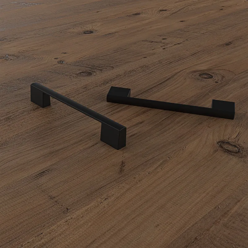Roomart Möbelgriff, 134 mm, Bohrabstand 96 mm, für Schränke, in Schwarz