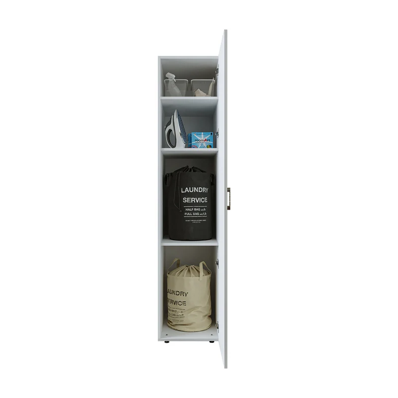 Roomart Hochschrank, 45 cm, Mehrzweckschrank mit Einlegeböden, in 3 Farben
