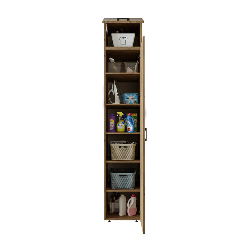 Roomart Hochschrank, 45 cm, Mehrzweckschrank mit Einlegeböden, in 3 Farben
