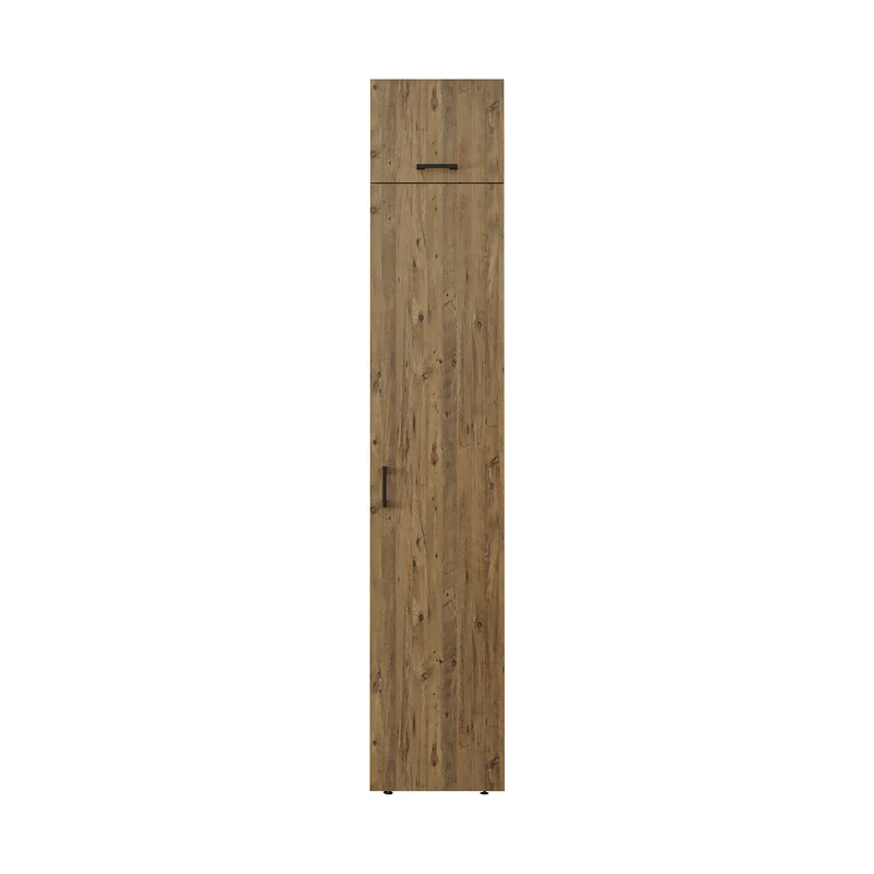 Roomart Hochschrank, 45 cm, Mehrzweckschrank mit Einlegeböden, in 3 Farben