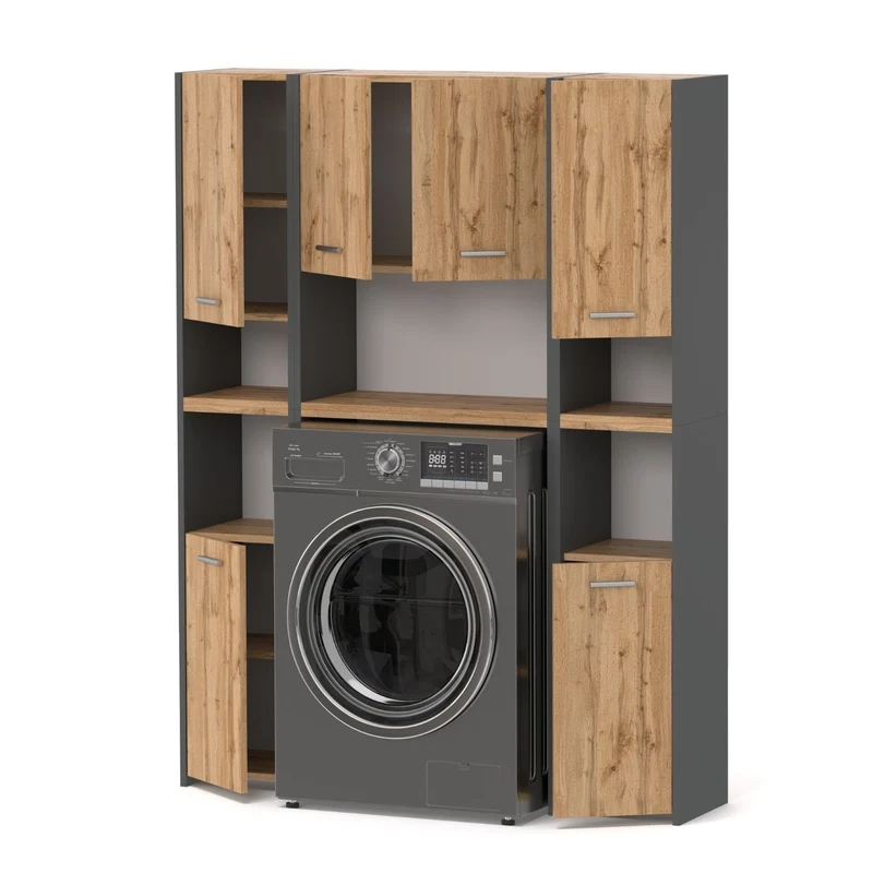 Waschmaschinenschrank Waschli Set 3