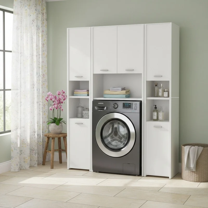 Waschmaschinenschrank Waschli Set 3