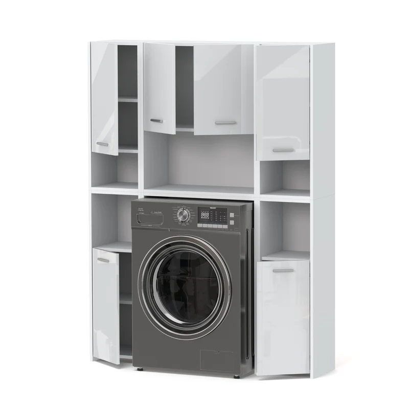 Waschmaschinenschrank Waschli Set 3