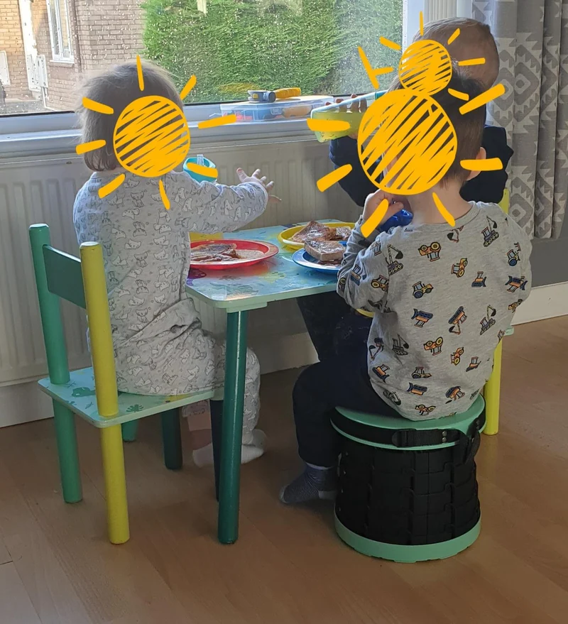 Teleskophocker Klapphocker Sitz