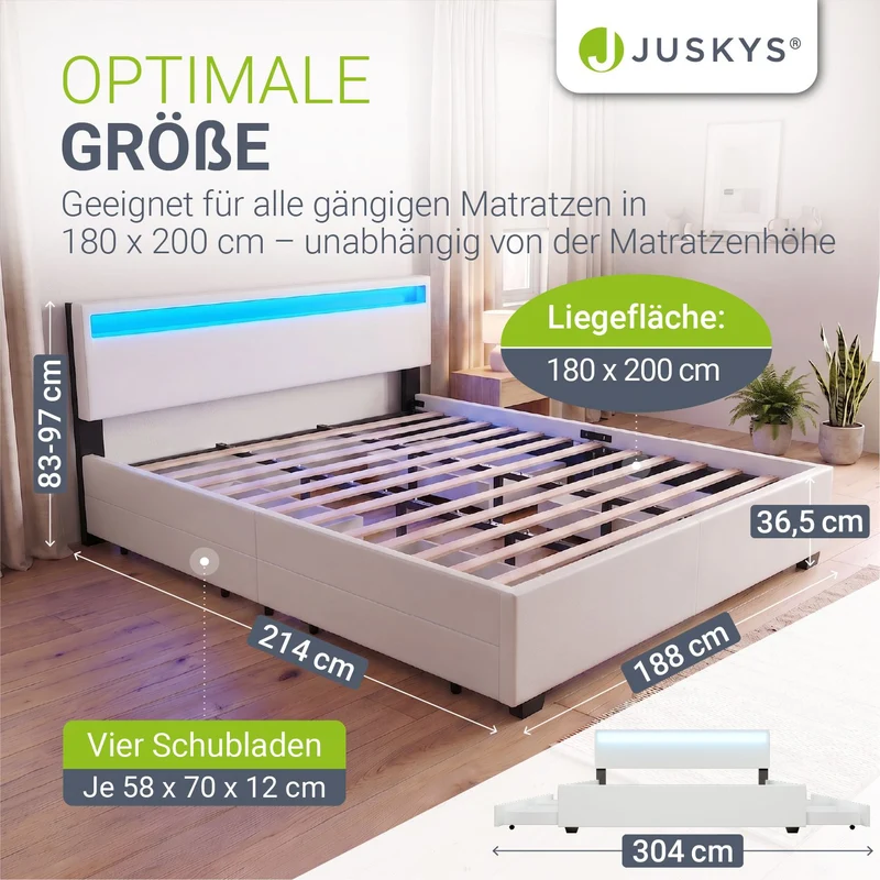 Polsterbett Lyon