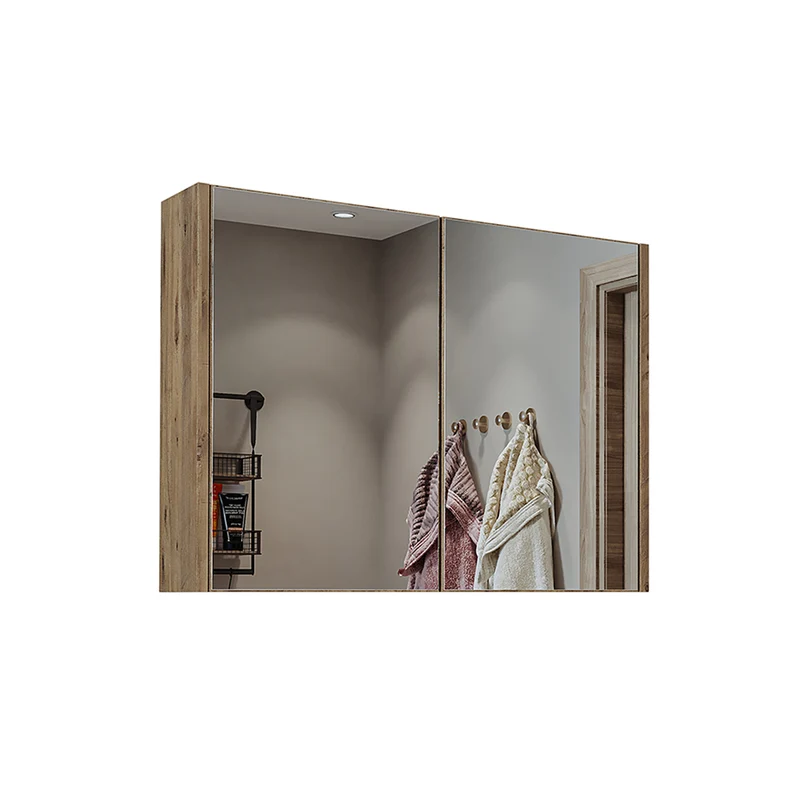 Roomart Badezimmer Spiegelschrank, 60 oder 80 cm, mit Soft-Close-Türen, in 3 Farben