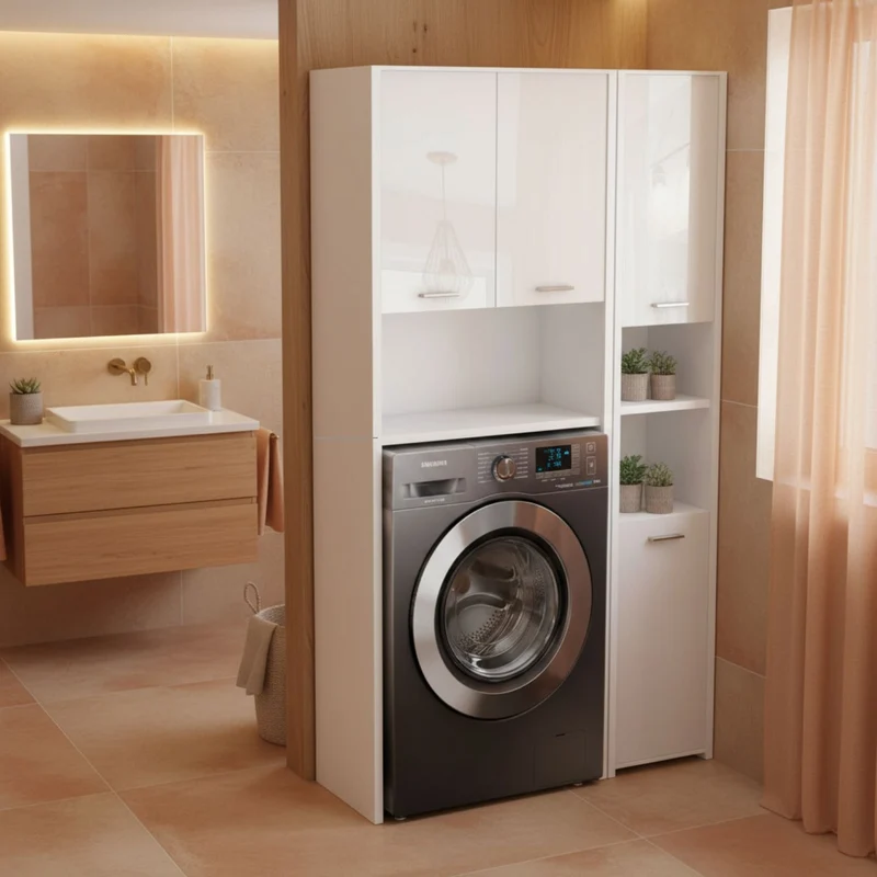 Waschmaschinenschrank Waschli Set 2