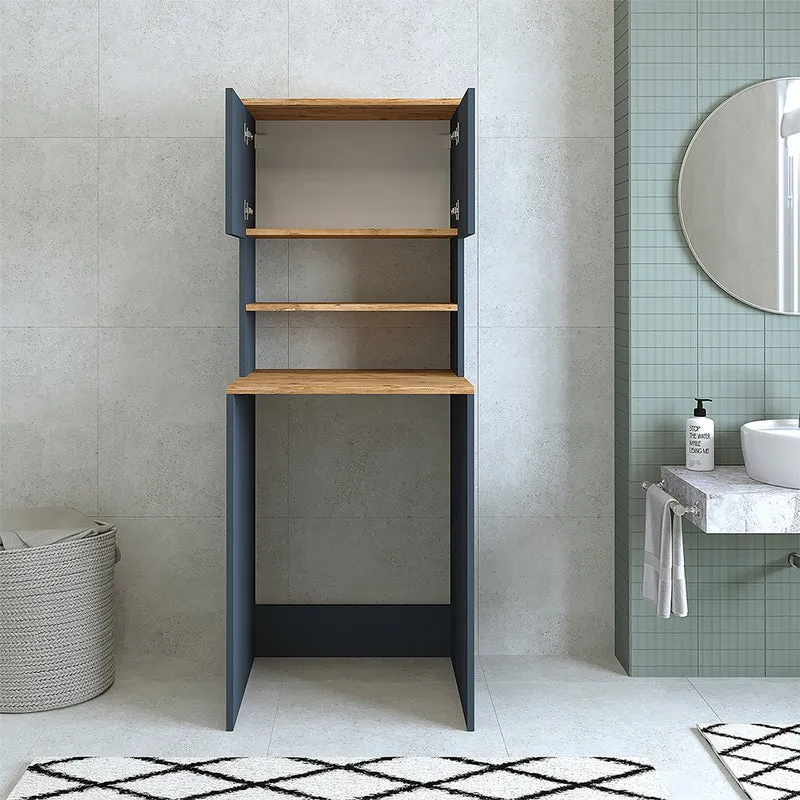Roomart wasmachinekast ATLANTIC-III, 65 cm, bovenkast met opbergkast, in 4 kleuren