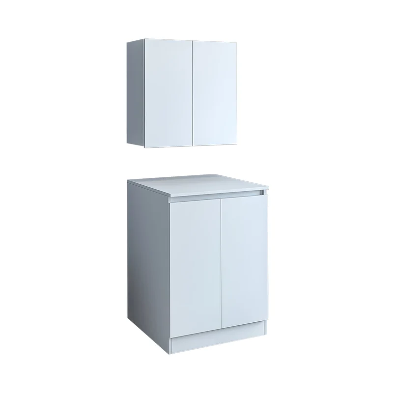 Roomart Waschmaschinenschrank ATLANTIC-V, 70 cm, mit Oberschrank, in Weiß