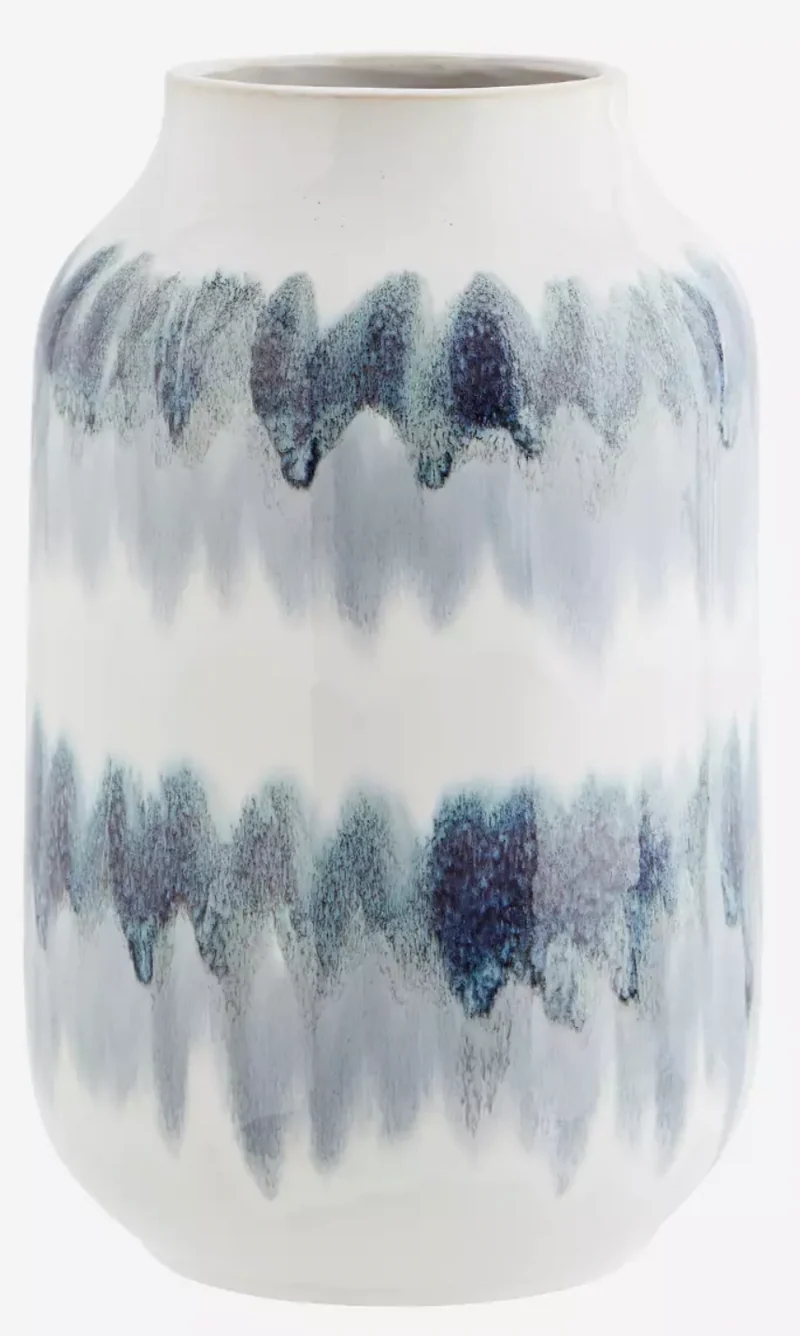 Steingut Vase