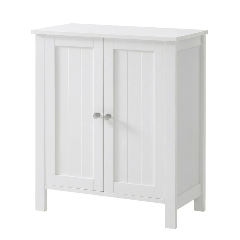 Badschrank mit 2 verstellbaren Ablagen