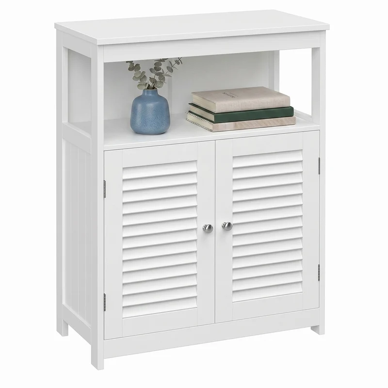 Badezimmerschrank mit offenem Fach