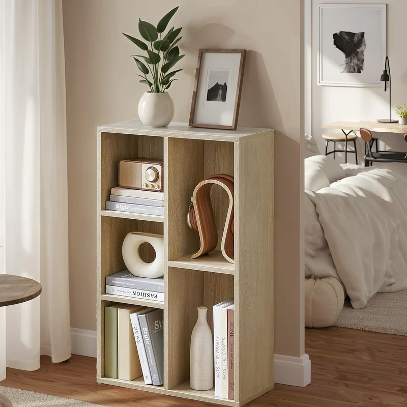 Bücherregal mit 5 Fächern
