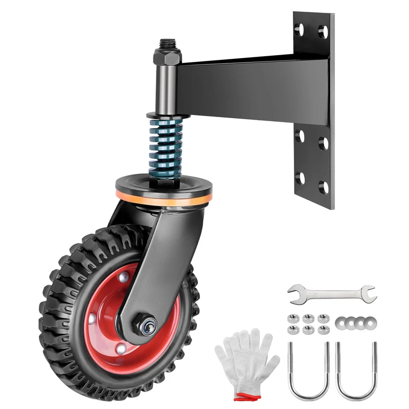 Schwerlast-Torräder 200 mm für Einfahrten und Gartentore – 250 kg Tragfähigkeit, Korrosionsbeständig, Einfach zu Montieren