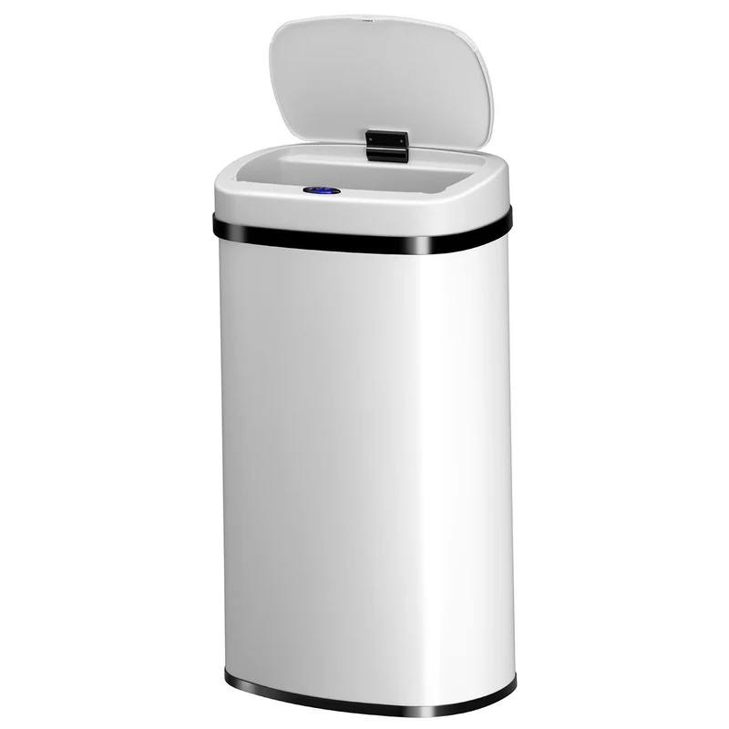 Rechteckiger Mülleimer mit Sensor