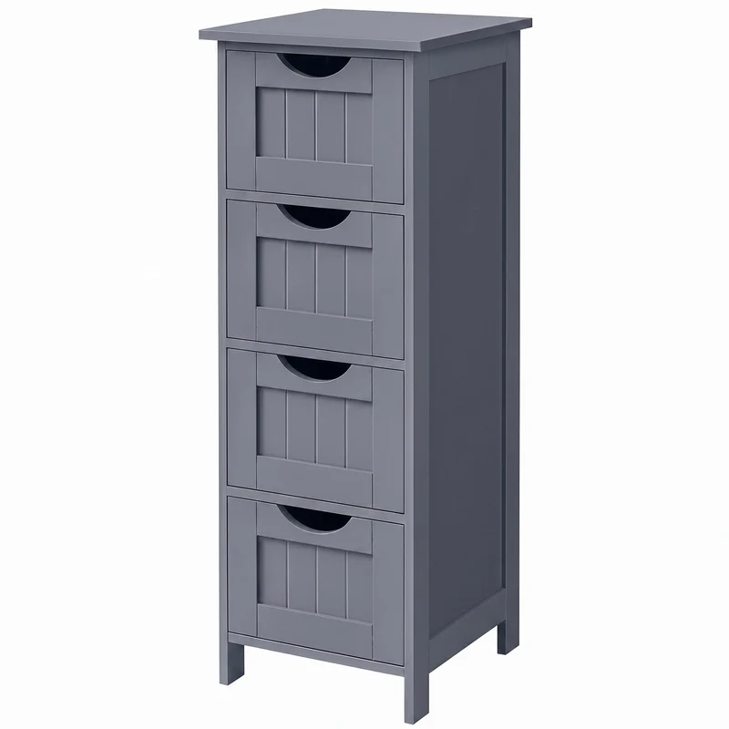 Badezimmerschrank mit 4 Schubladen