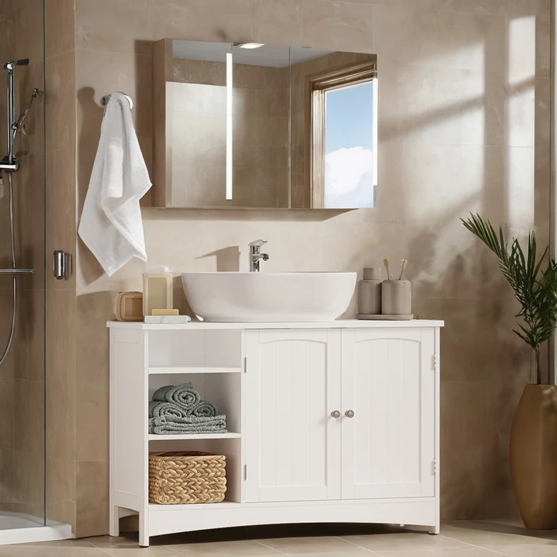 Waschbeckenunterschrank, Unterschrank, Badezimmerschrank