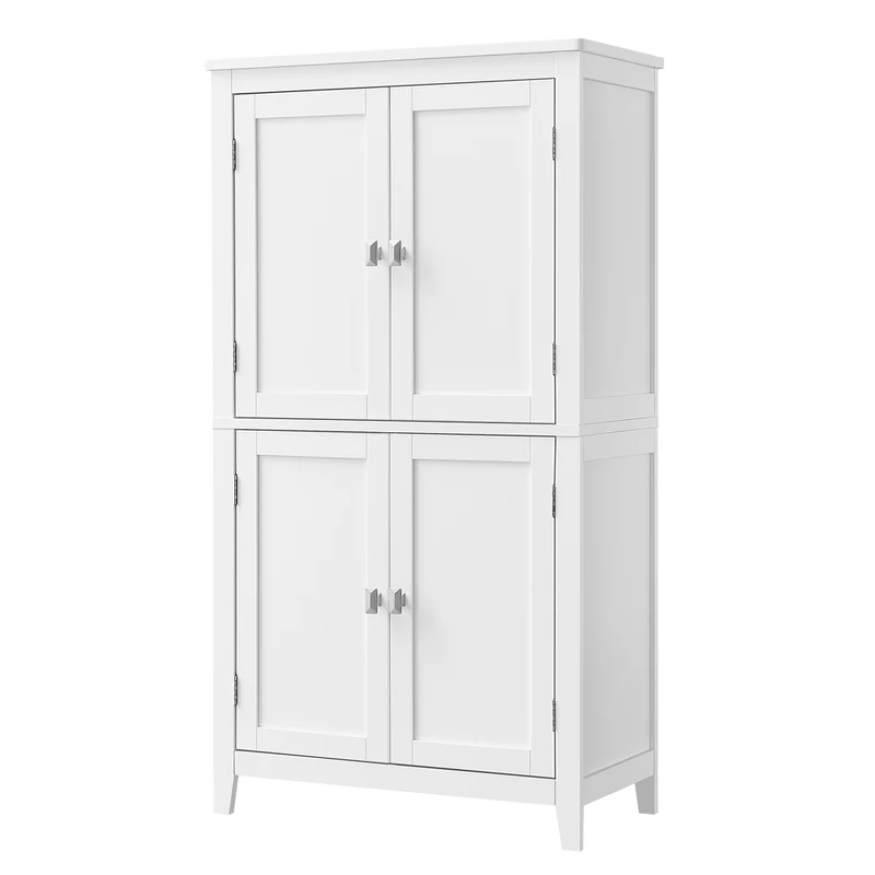 Badezimmerschrank mit 4 Türen klassikweiß