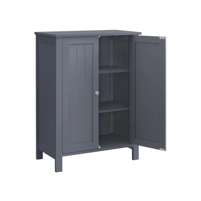 Badschrank mit 2 verstellbaren Ablagen