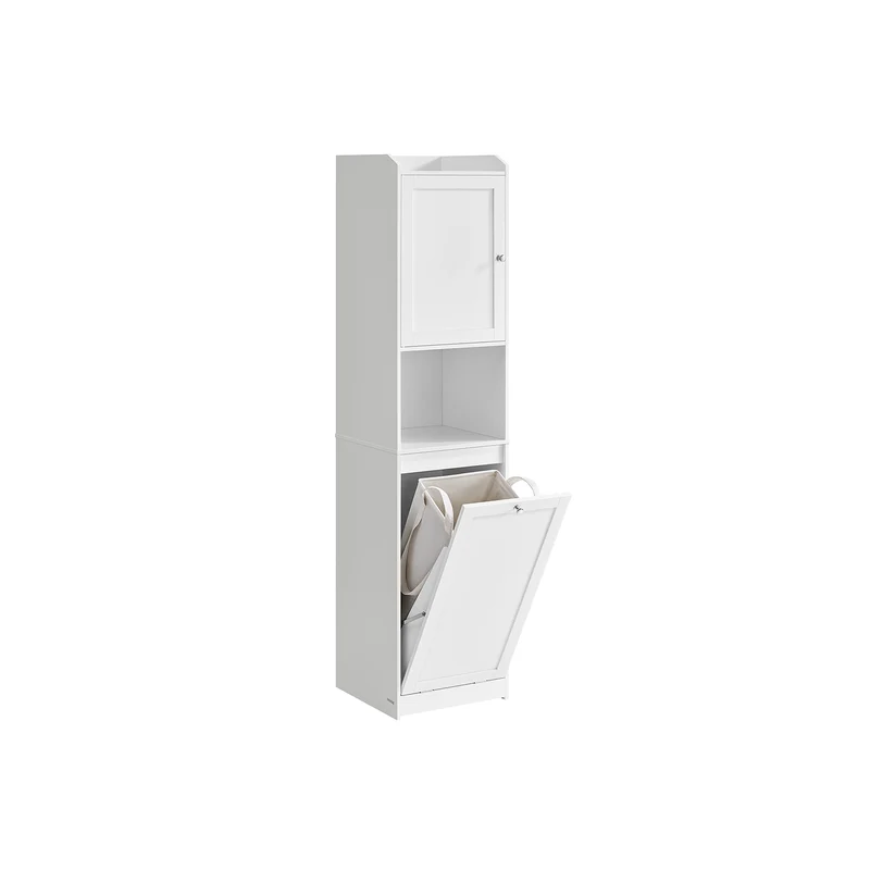 Badezimmerschrank mit Wäschekorb