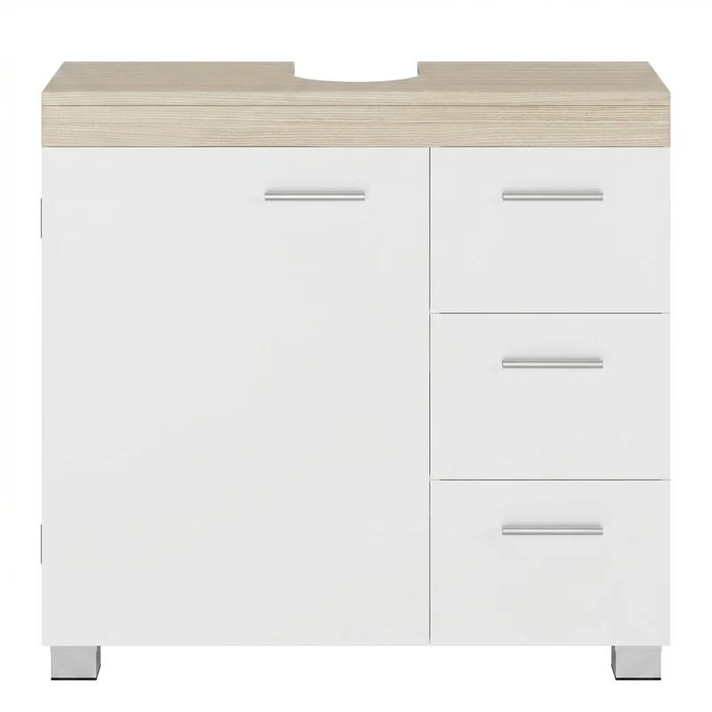 Waschbeckenunterschrank, Badezimmerschrank, 3 große Schubladen