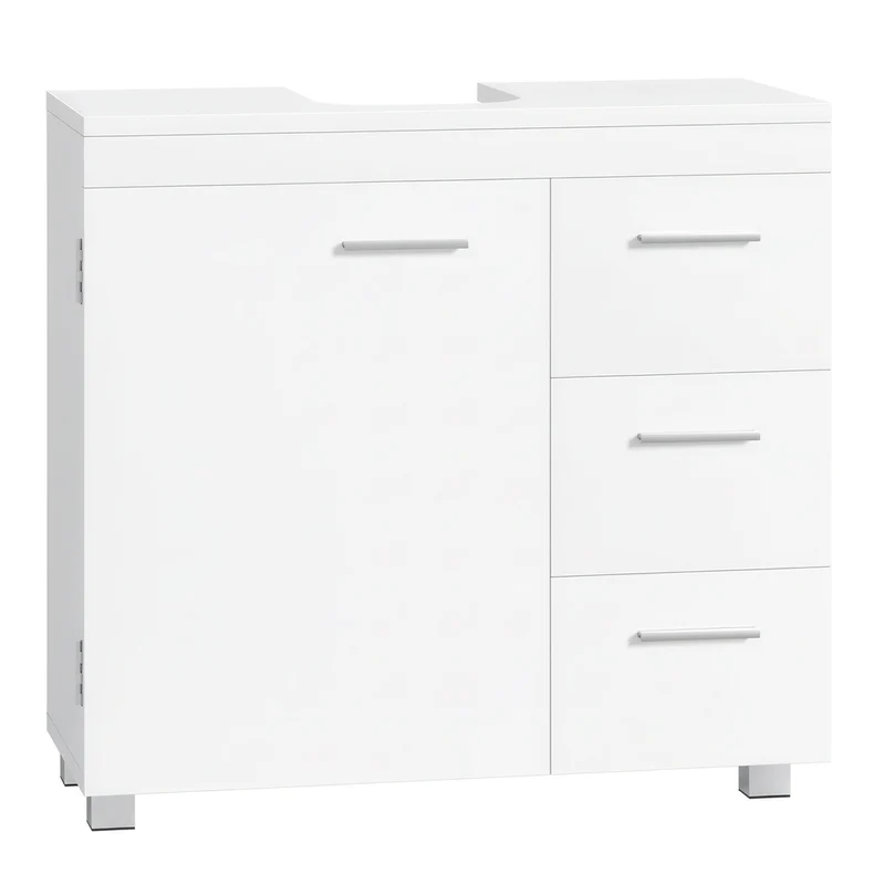 Waschbeckenunterschrank, Badezimmerschrank, 3 große Schubladen