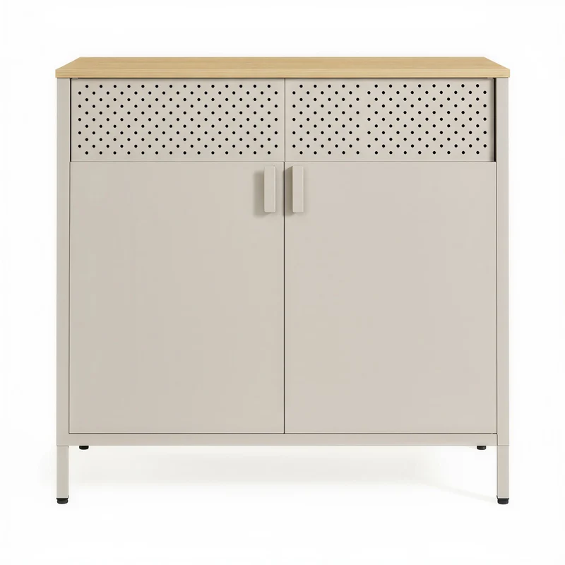 Aufbewahrungsschrank, Metallschrank, mit Doppeltür