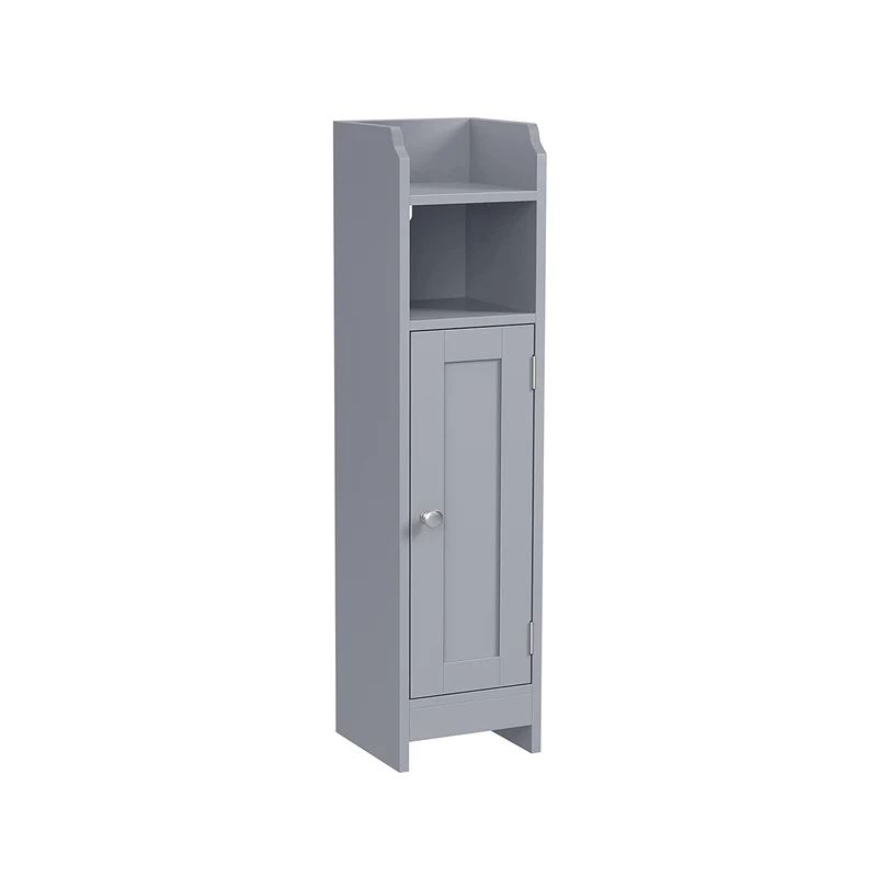 Toilettenschrank schmal mit verstellbaren Ablagen