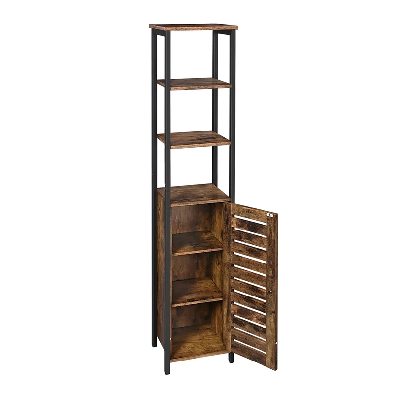 Industriestil Hochschrank Lamellentür
