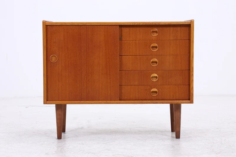 Vintage Teak Kommode | Mid Century | 5 Schubladen | Danish Design