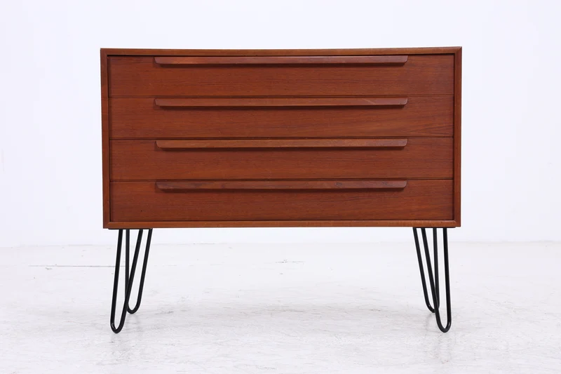 WK Möbel Teak Kommode | Vintage | Mid Century | 4 Schubladen