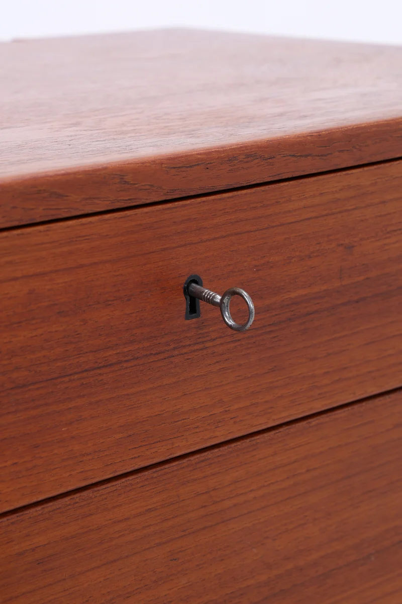 Vintage Teak Tallboy | Mid Century Kommode | 7 Schubladen