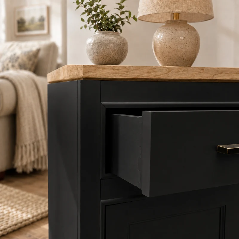 "Corda" - Kleine Kommode moderner Landhausstil | PURE-Serie von L&L