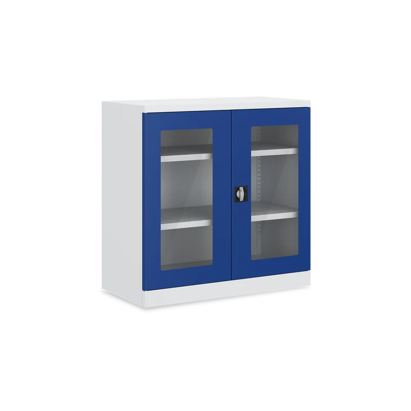 Schwerlastschrank (150 kg) mit Sichtfenster (1000 x 665 x 995 mm)