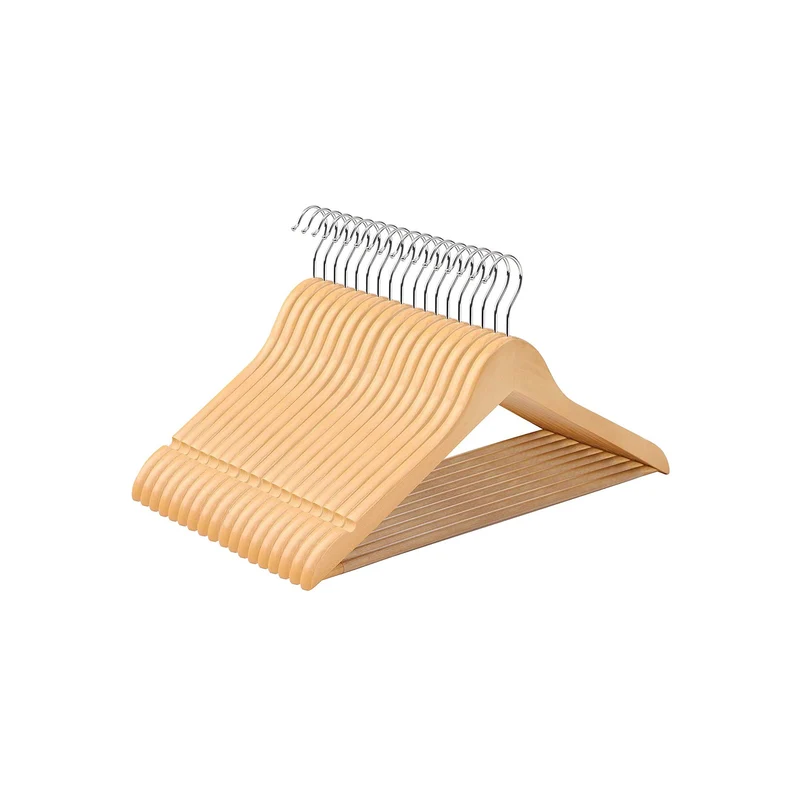 Kleiderbügel Holz rutschfest