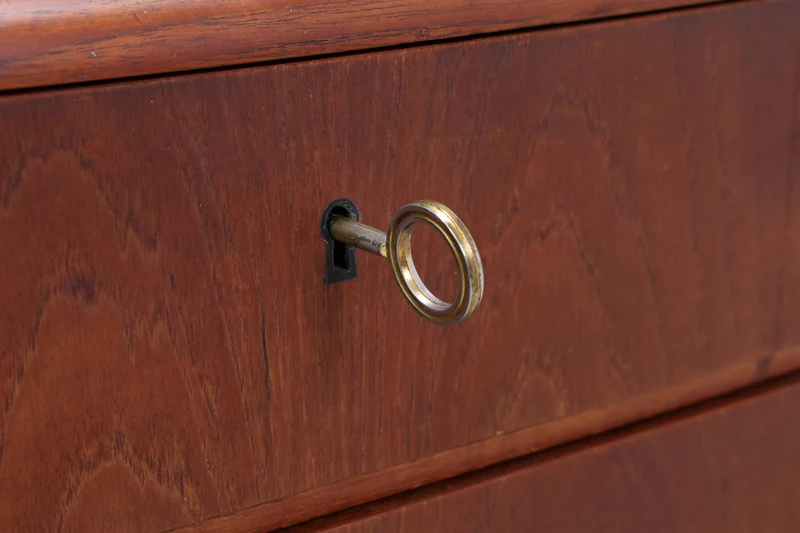 Vintage Teak Kommode | Tallboy | Mid Century | 6 Schubladen