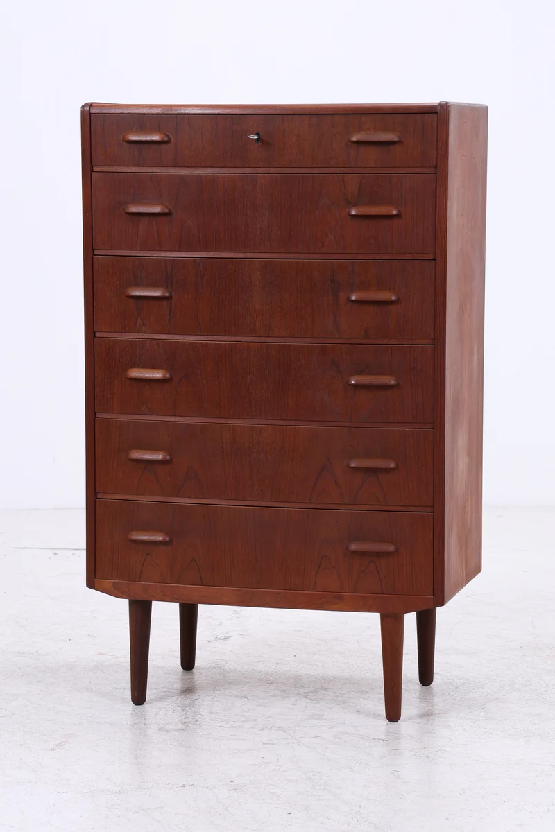 Vintage Teak Kommode | Tallboy | Mid Century | 6 Schubladen