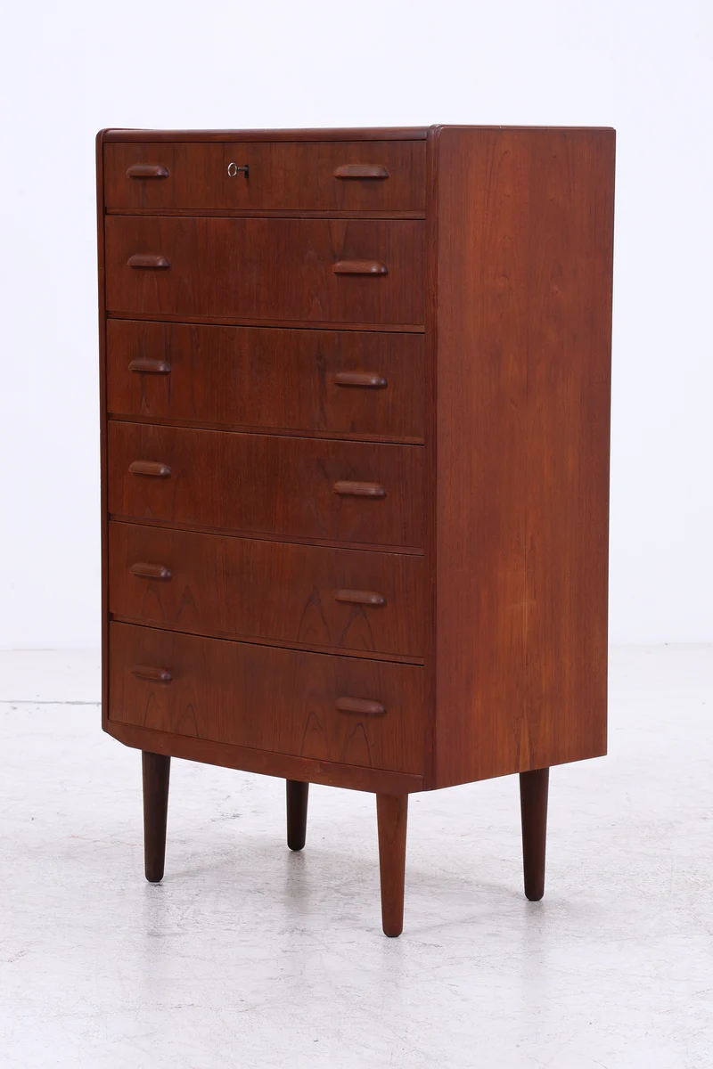 Vintage Teak Kommode | Tallboy | Mid Century | 6 Schubladen