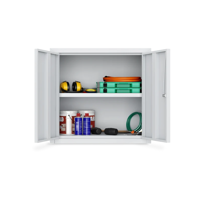 Werkstatt-Hängeschrank (650 mm) mit 1 Fachboden – Lichtgrau