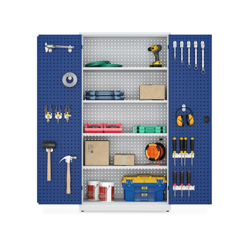 Werkstatt- & Schwerlastschrank – 920 x 450 x 1050/1940 – inkl. verzinkten FB
