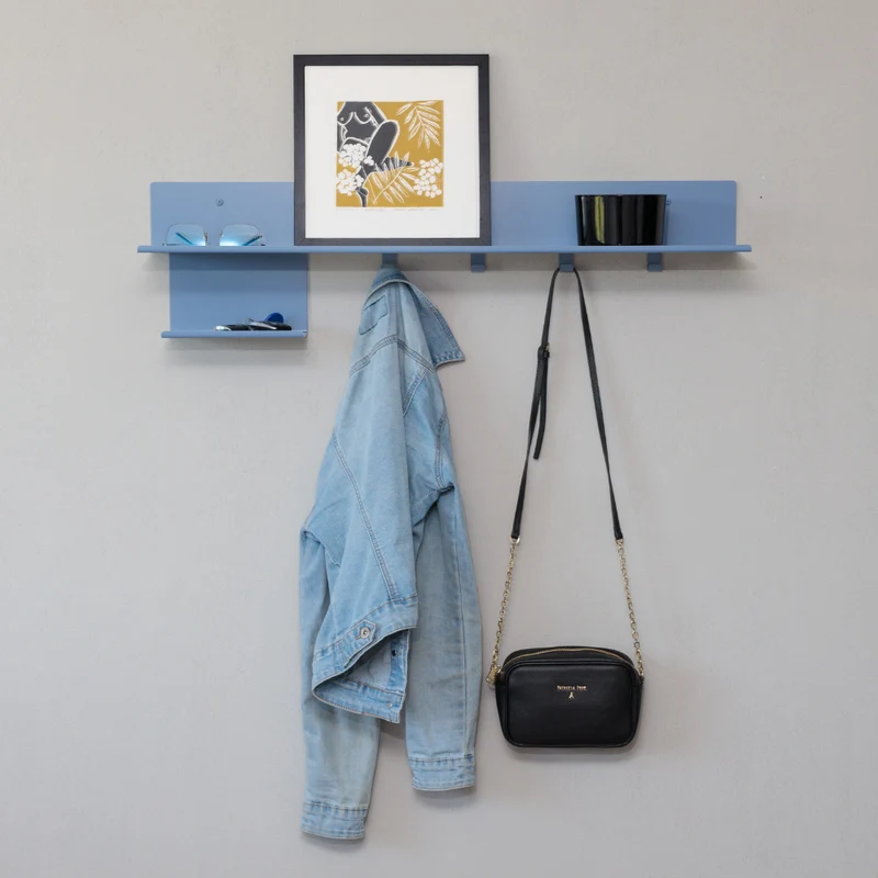 UPPSALA metal shelf with hangers