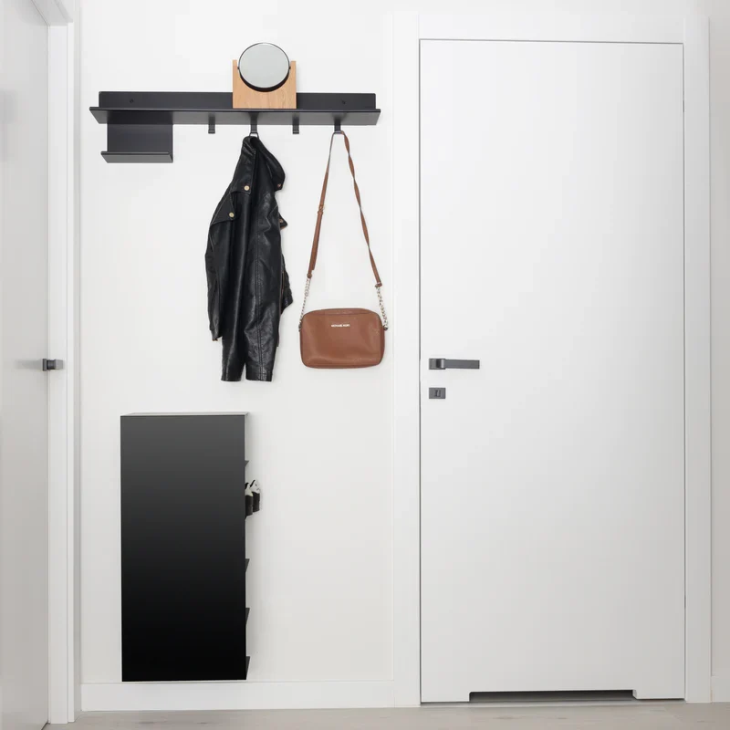 UPPSALA metal shelf with hangers